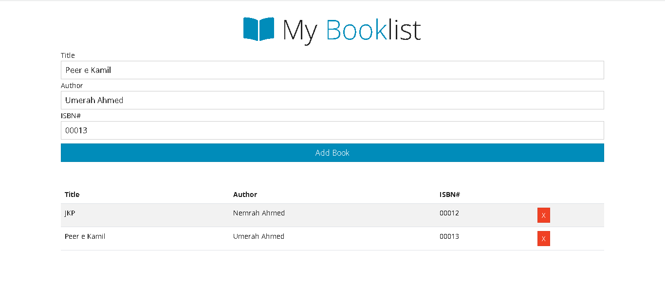 booklist app